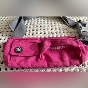 Pink Waterfly Utility Lightweight Water Resistant Fanny Pack Hiking Running